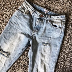Tobi Distressed Mom Jeans